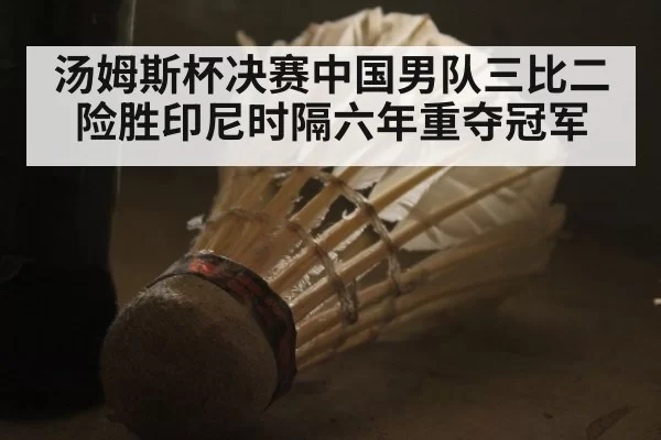 汤姆斯杯决赛中国男队三比二险胜印尼时隔六年重夺冠军